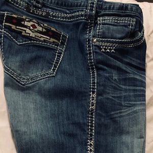 Cowgirl Tuff “Aztec rocker” jeans